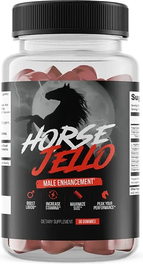 Horse Jello jar